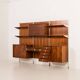 Italian mid century wall unit George Coslin for 3V Arredamenti, 1960s