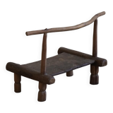 Wabi Sabi Antique African Stool / Chair, Decorative Object, Early 20th Century