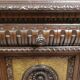 Buffet cabinet style Renaissance a caches secretes en noyer et orme époque