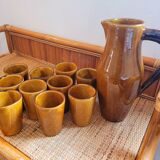 Ceramic orangeade set - 10 mazagrans