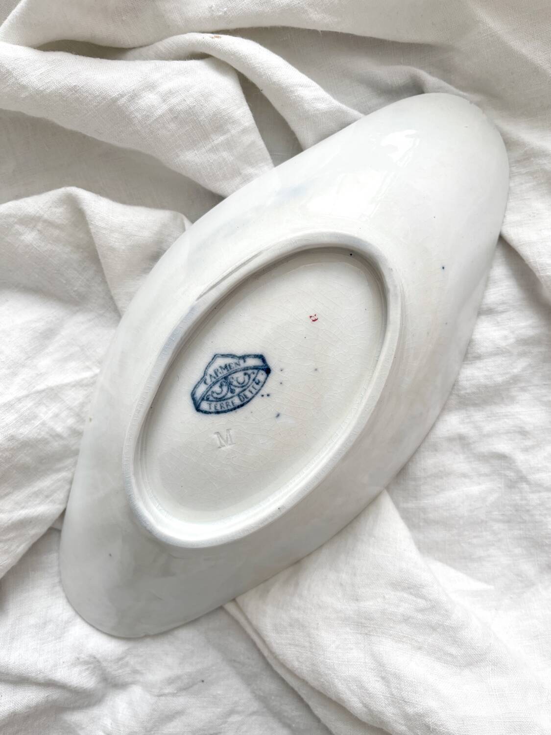 “Carmen” ironstone dish from Sarreguemines