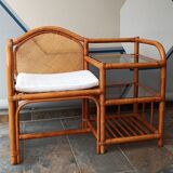 Furniture phone bamboo rattan and wicker