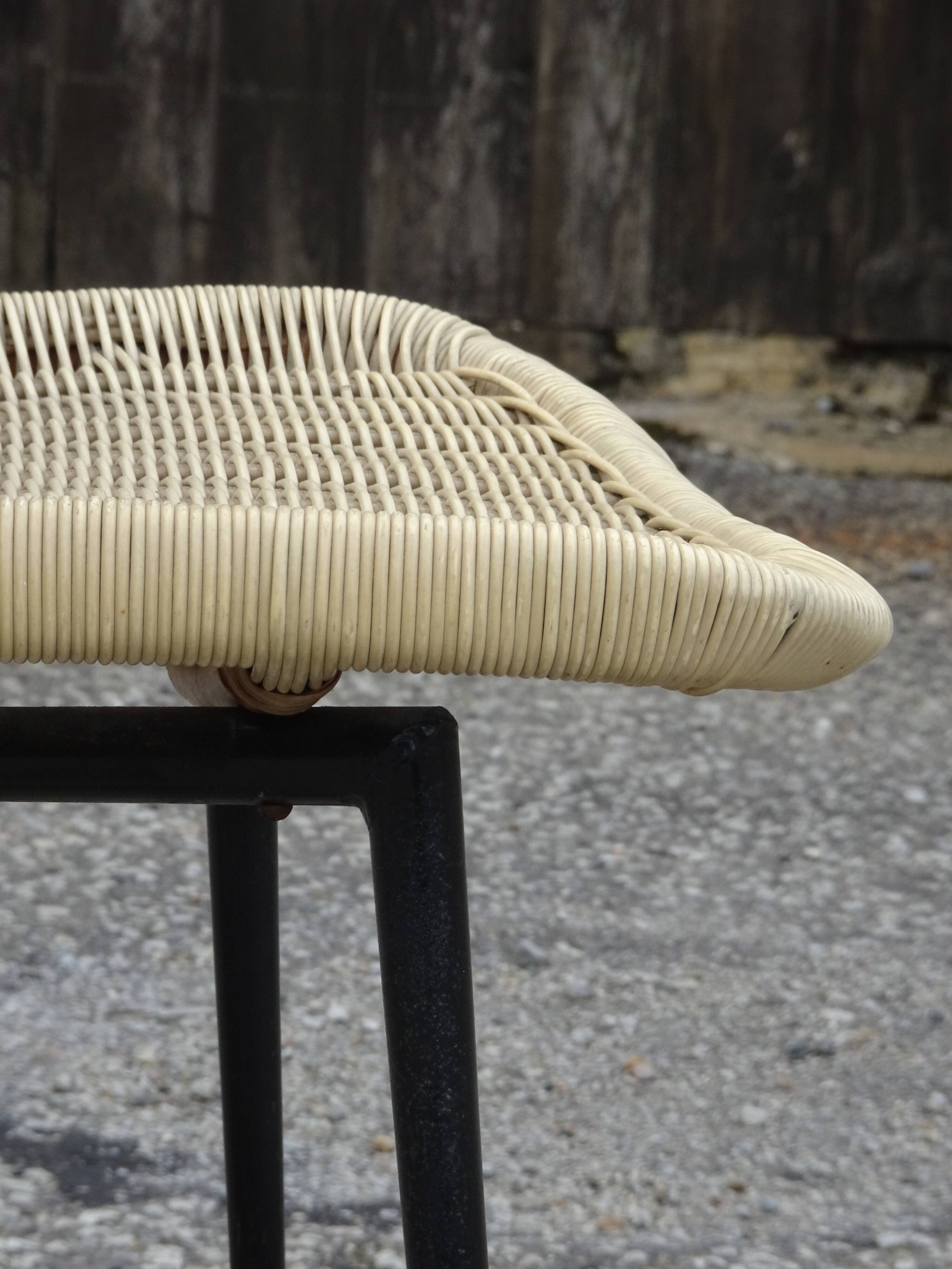 Chair model France, creation and edition Rougier around 1956.