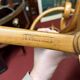 Thonet: pair of parrot coat racks in the shape of a "half-moon"