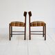 Danish dining chairs in teak Karl Andersson & Söner 1960s