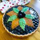 Illusion pie dish blueberry pie