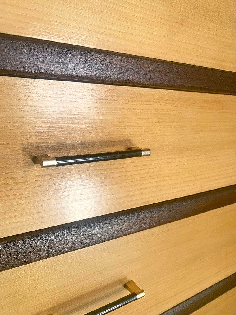 Vintage dresser compass feet