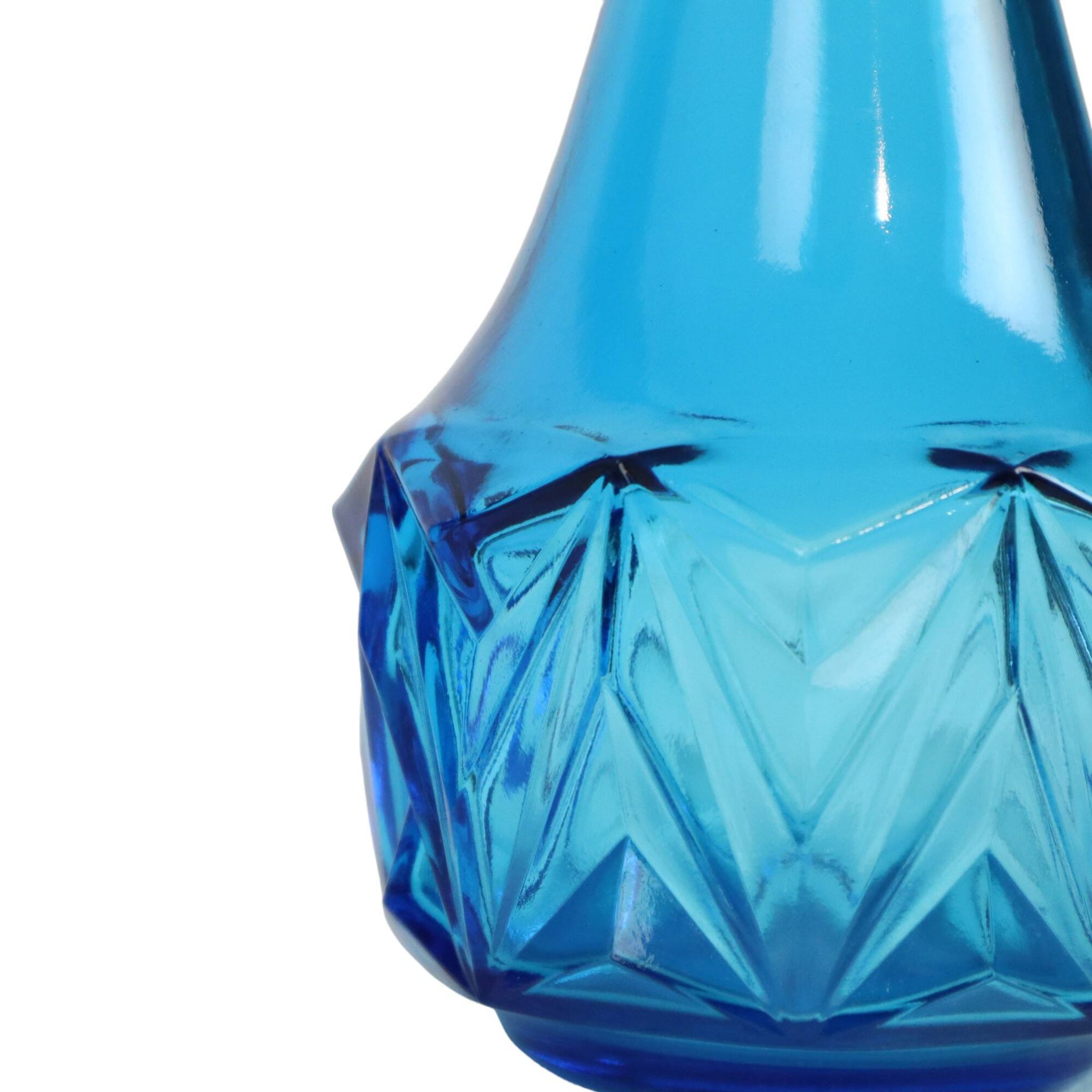 Vintage Cobalt Blue Carafe 0.5L Glass Made in Belgium