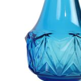 Carafe bleu cobalt vintage 0,5L Verre fabriqué en Belgique