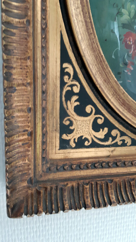 Peinture huile sur plaque de cuivre Van Tyorem