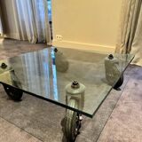 Table à roues Fontana Arte par  GAE AULENTI