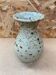 Ancien vase migeon la borne grès beige mouchetée vintage