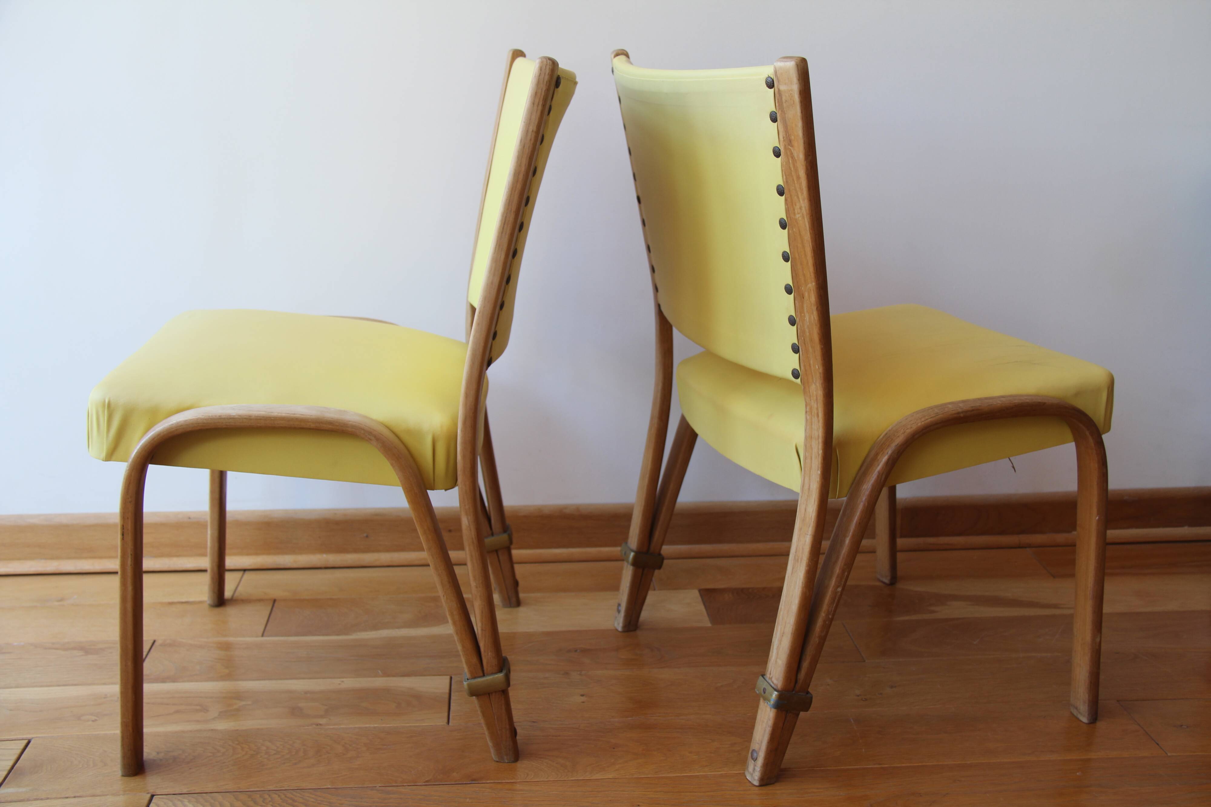 Paire chaises Steiner Bow-Wood