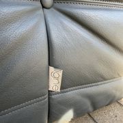 100% authentic Ligne Roset Togo 3-seater Anthracite Grey leather