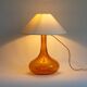 Bubble blown glass lamp base, 60s/70s