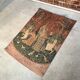 Tapestry reproduction of the lady with the unicorn
