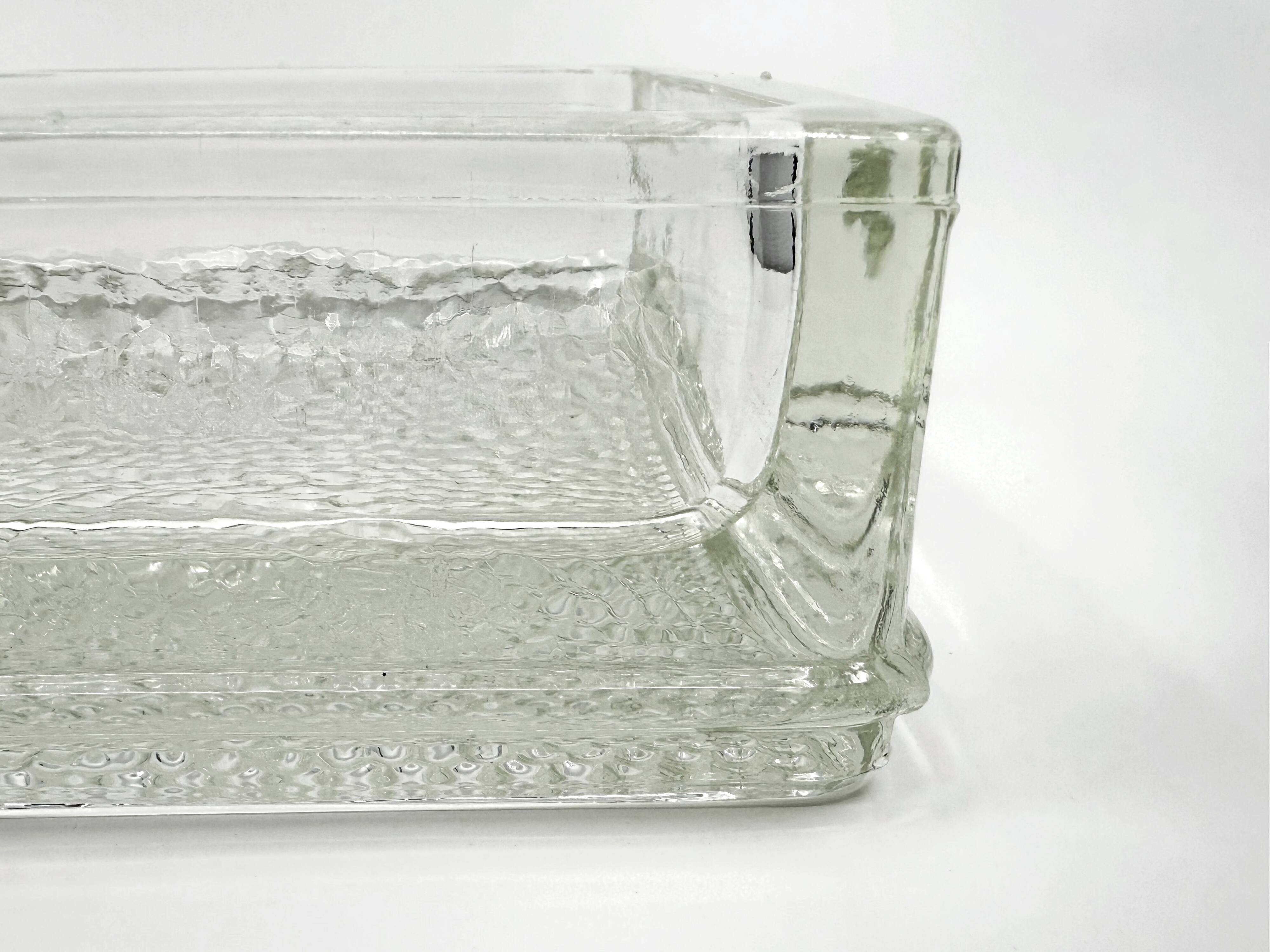 2 Pocket emptiers/ashtrays/paperweights • Lumax • Saint-Gobain • 1950