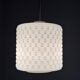 Czechoslovak Midcentury Modern Pendant Lamp in Textured Glass and Brass, 19