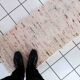 Vintage indian kilim handmade carpet 54cm x 118cm, 1970s