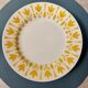 Set of 6 flat plates Lys - Digoin Sarreguemines