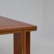Vintage dining table set with armchairs