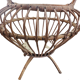 Panier en rotin sur pied