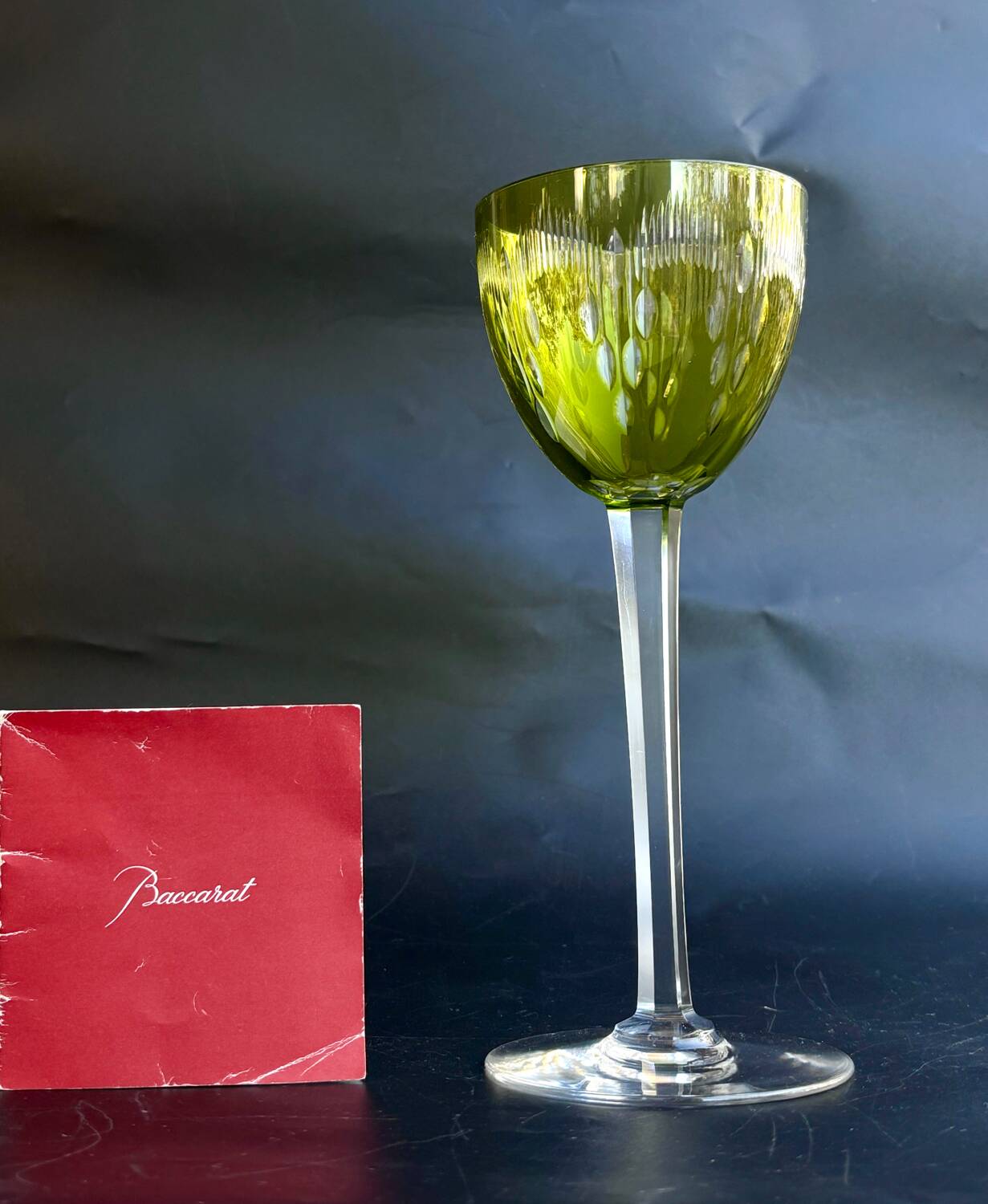 1 Verre Baccarat m. Molière - Roemer glass