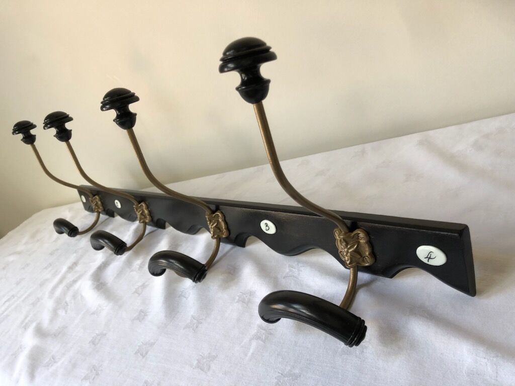 Old wall coat rack