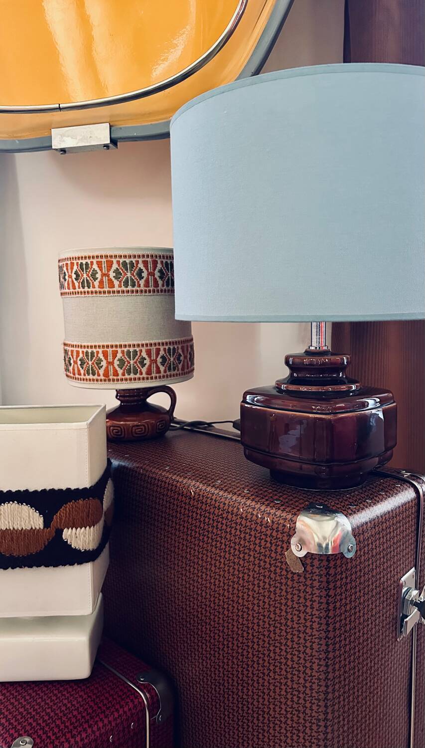 Vintage ceramic lamp 60'