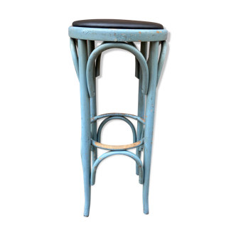 Bar stool curved wood 1950