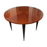 Table ronde de salle à manger vintage années 60-70