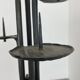 Large brutalist bronze candleholder by Manfred Bergmeister, Germany, 1970s