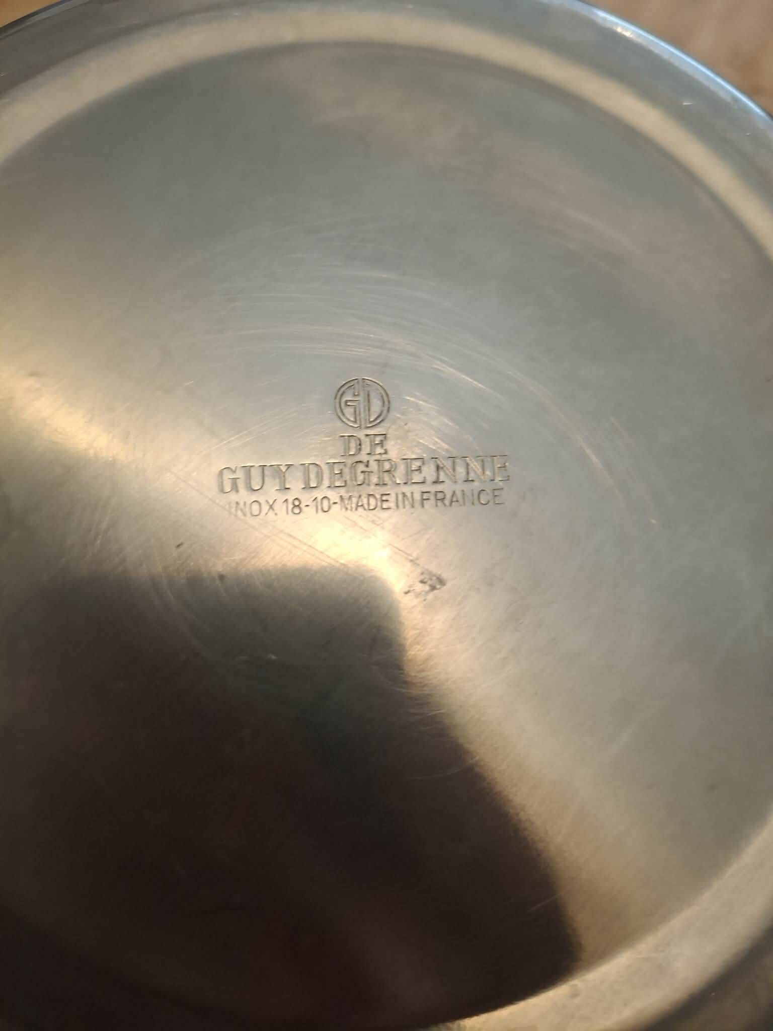 Vintage stainless steel champagne bucket – Guy Degrenne – French manufacturing, design