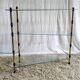 Tripod shelf in glass and gilded metal – mid. XXth
