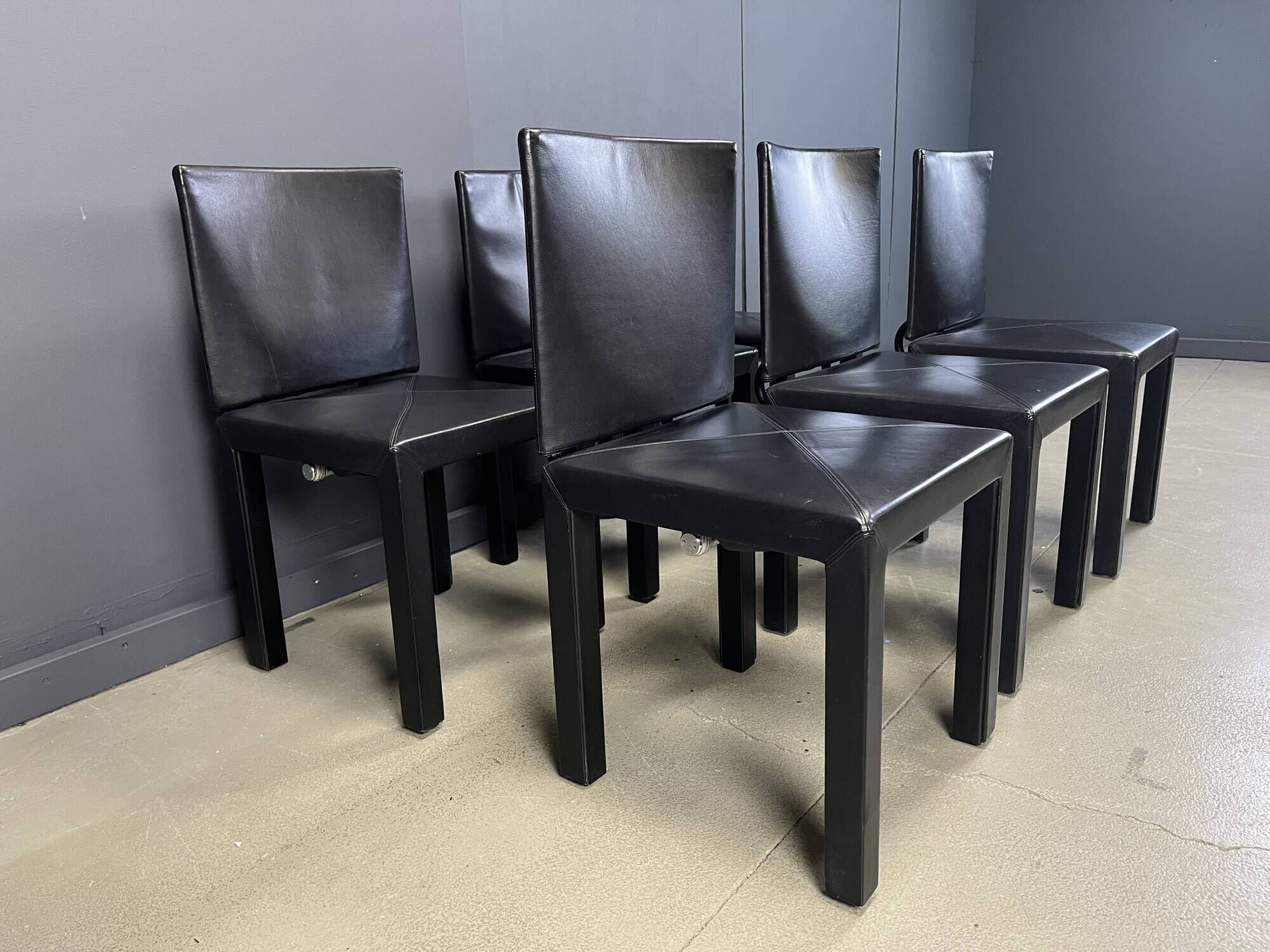 Arcadia dining chairs by Paolo Piva for B& B Italia set of 6