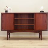 Teak highboard, Danish design, 1970s, production: Denmark