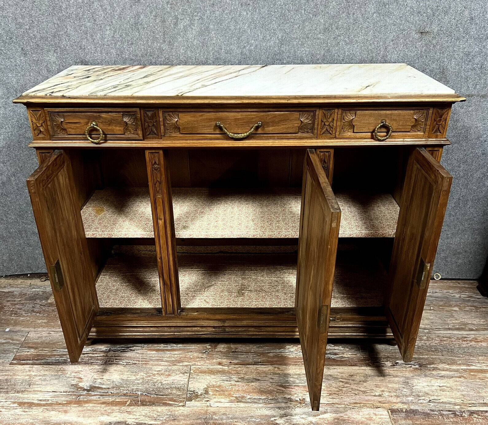 Superb Louis XVI style walnut sideboard circa 1850