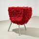 Fauteuil lounge Fernando & Humberto Campana Vermelha pour Edra 1993/1998