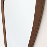 Vintage teak mirror