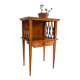 Vintage compass leg bedside table