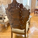 Oriental salon in marquetry