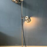 Lampadaire vintage argenté Dijkstra Space Age