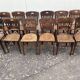 Set de 12 chaises bistrot luterma 1920