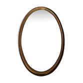 Gilded plaster mirror 55 x 35 cm