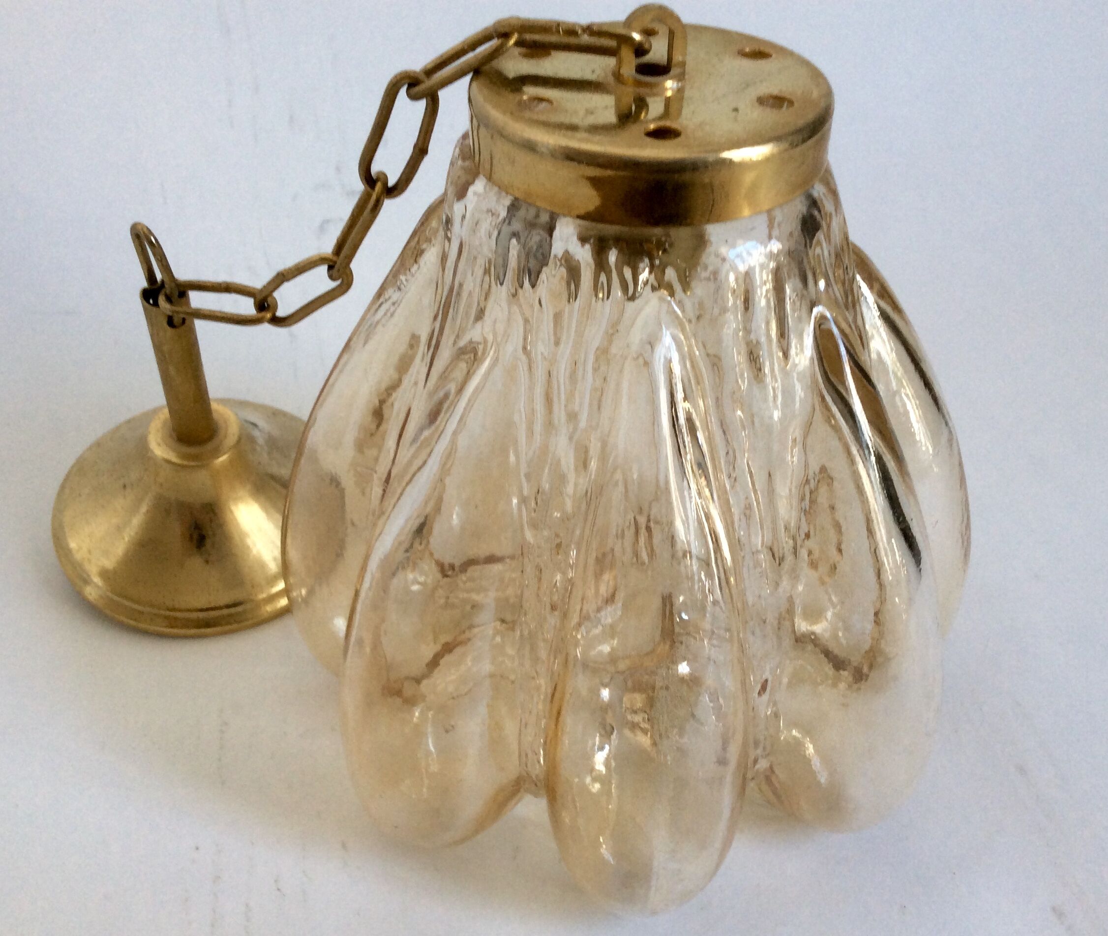 Hanging lamp glass Helena Tynell 50 years