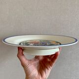 Josetti earthenware service with colorful flowers 1930