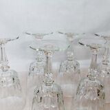 Vintage cut crystal wine glass Cristal d'Arques Chantelle Lady victoria
