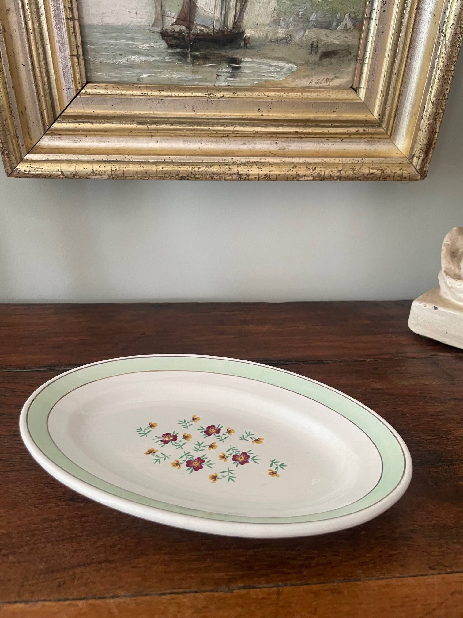 Lunéville opaque porcelain dish