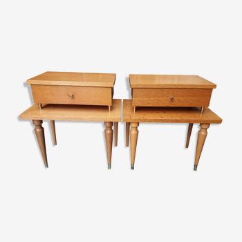 Pair of 60s bedside tables