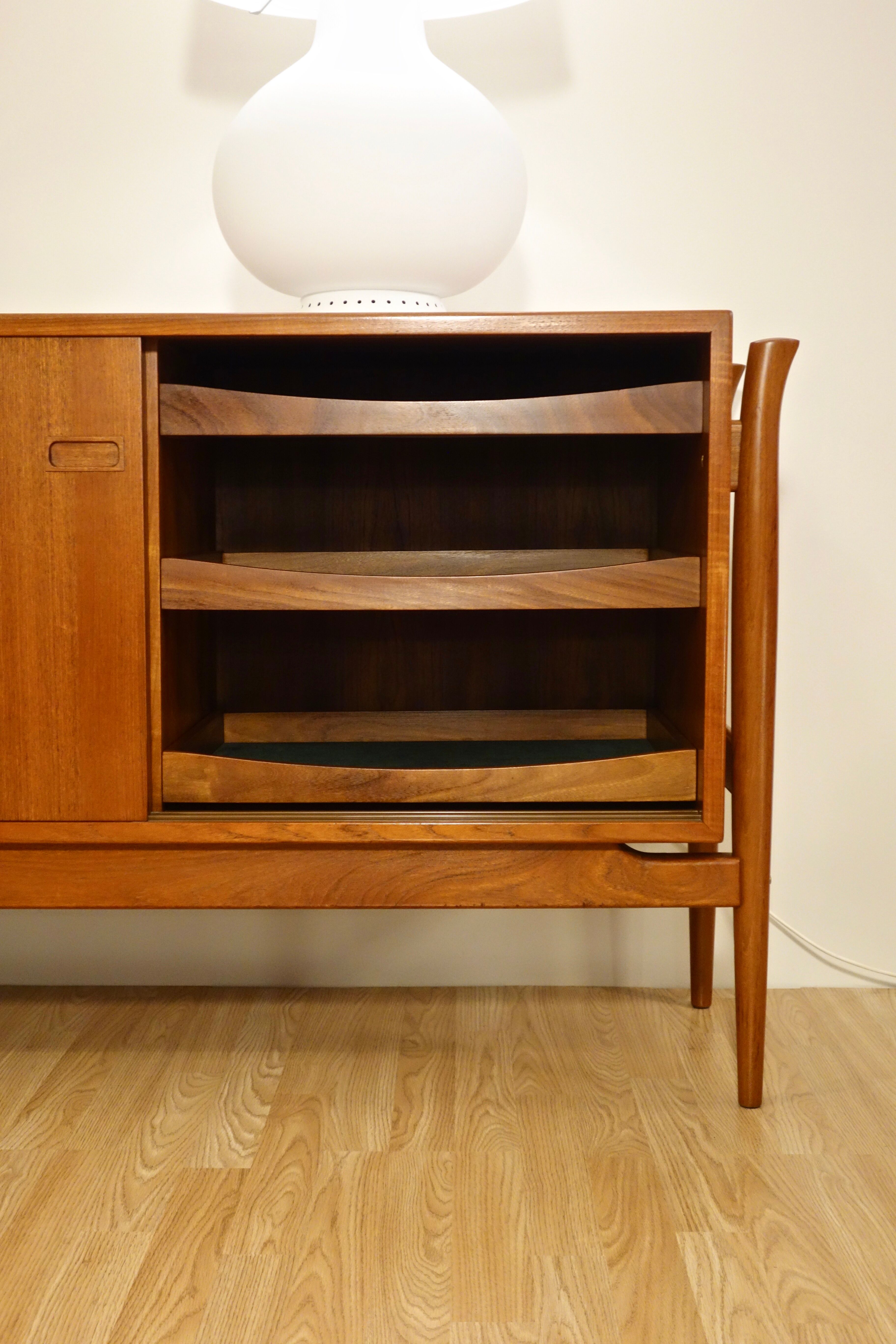 Scandinavian teak sideboard attributed to Finn Juhl, Denmark 1960s
